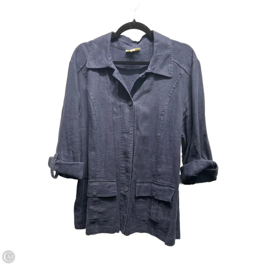 Jacket Other By Charter Club In Blue, Size: 2x
