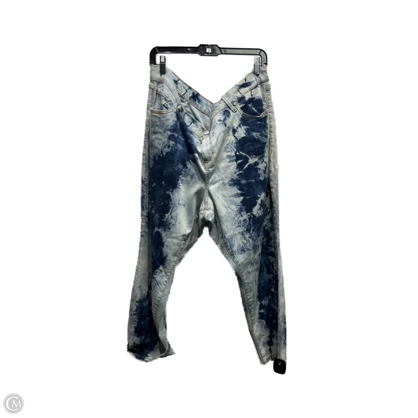 Jeans Straight By SLINK In Blue, Size: 24