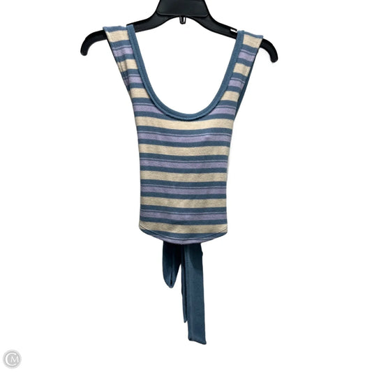 Top Sleeveless By We The Free In Blue & Cream, Size: S