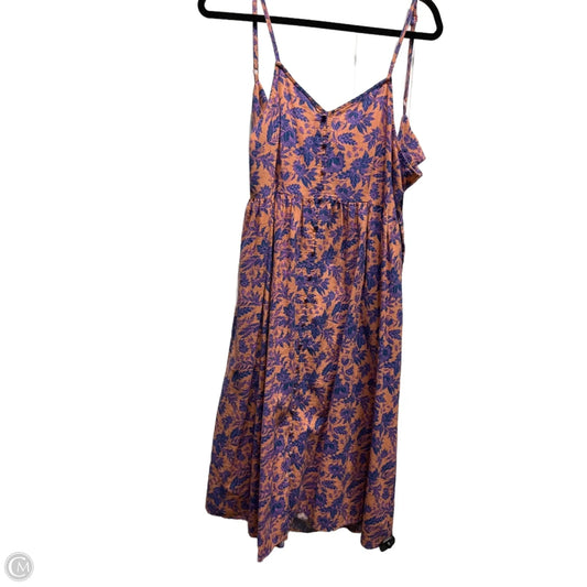 Dress Casual Short By Universal Thread In Orange & Purple, Size: Xl