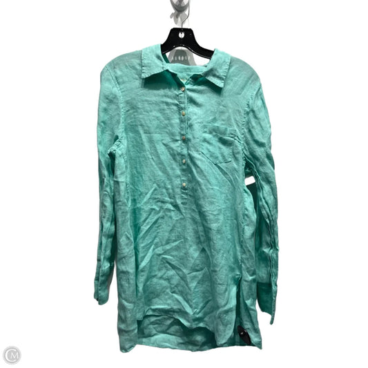 Top Long Sleeve Designer By Lilly Pulitzer In Teal, Size: 10