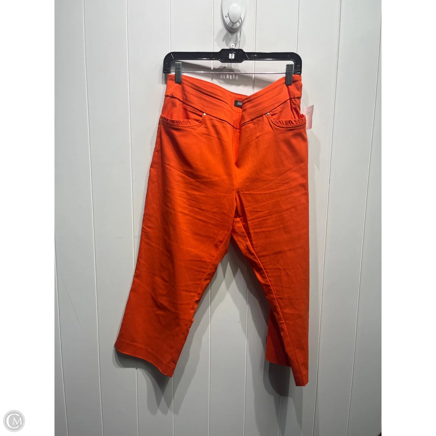 Capris By bella rose In Orange, Size: Xlp