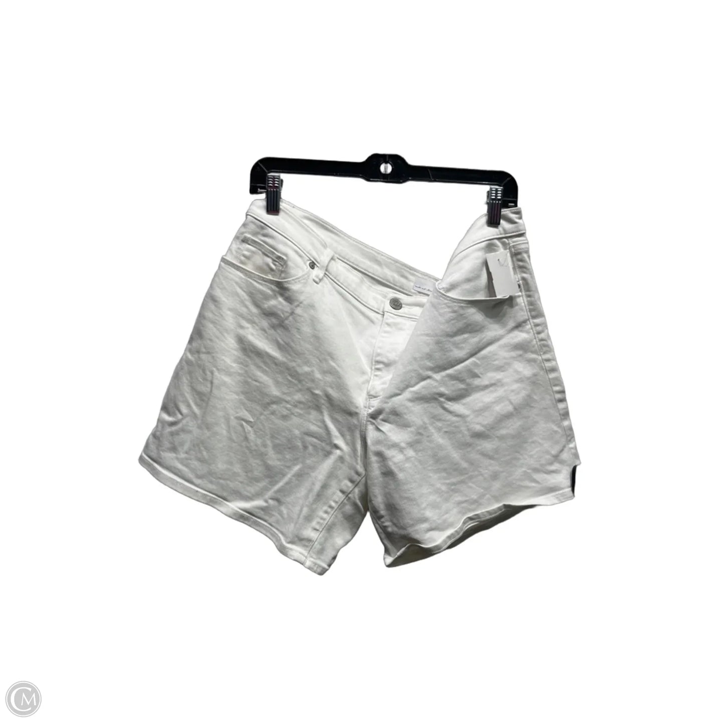 Shorts By Loft In White Denim, Size: 14