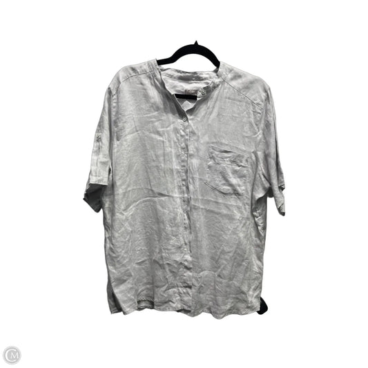 Top Short Sleeve By J. Jill In Grey, Size: Xl