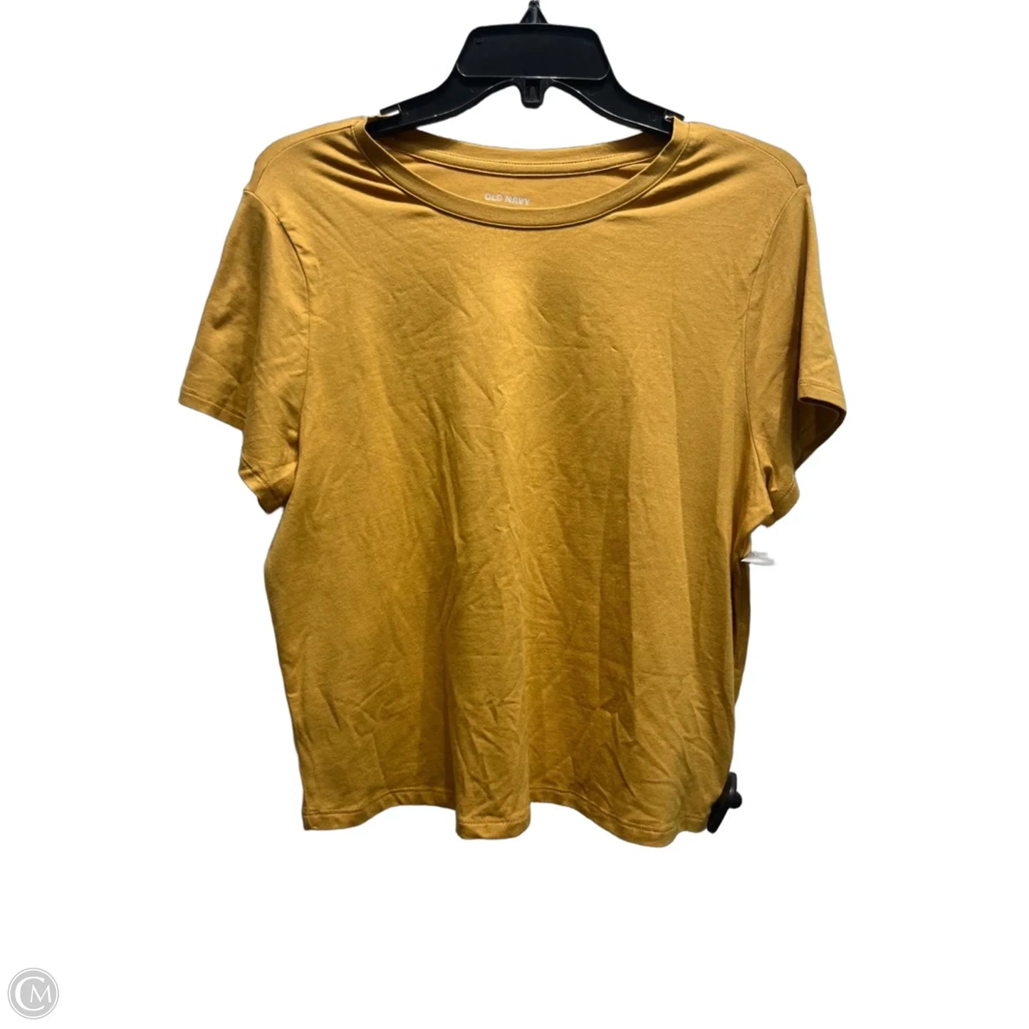 Top Short Sleeve By Old Navy In Yellow, Size: Xl