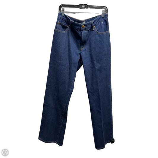Jeans Designer By Tory Burch In Blue Denim, Size: 12
