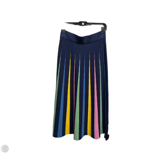 Skirt Midi By Maeve In Blue & Pink, Size: M