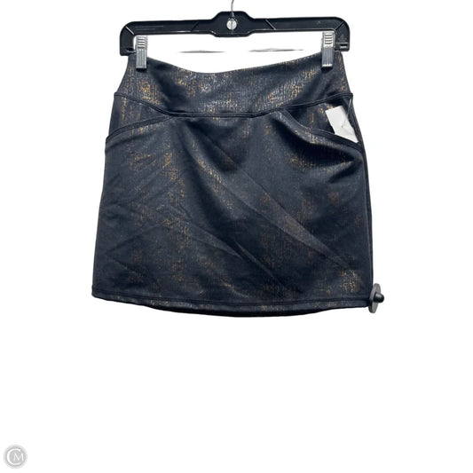 Skort Designer By Lilly Pulitzer In Black & Gold, Size: Xs