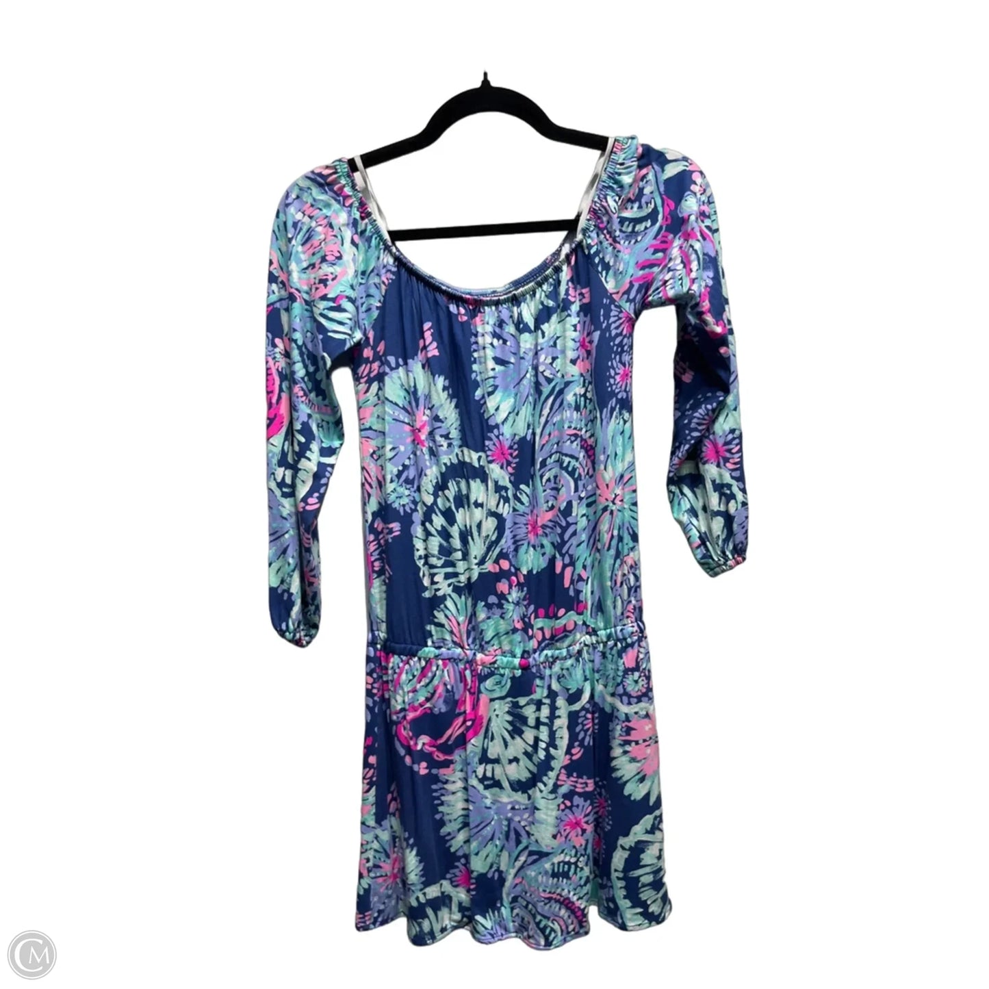 Romper Designer By Lilly Pulitzer In Blue & Pink, Size: Xs