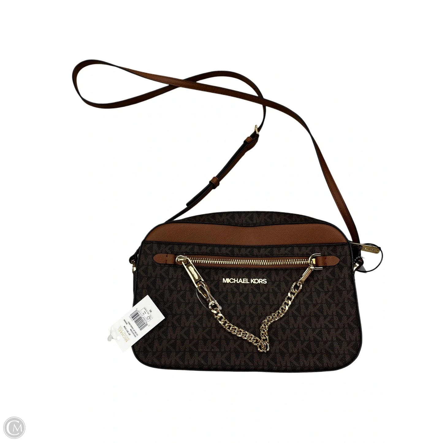 Crossbody Designer By Michael Kors, Size: Medium