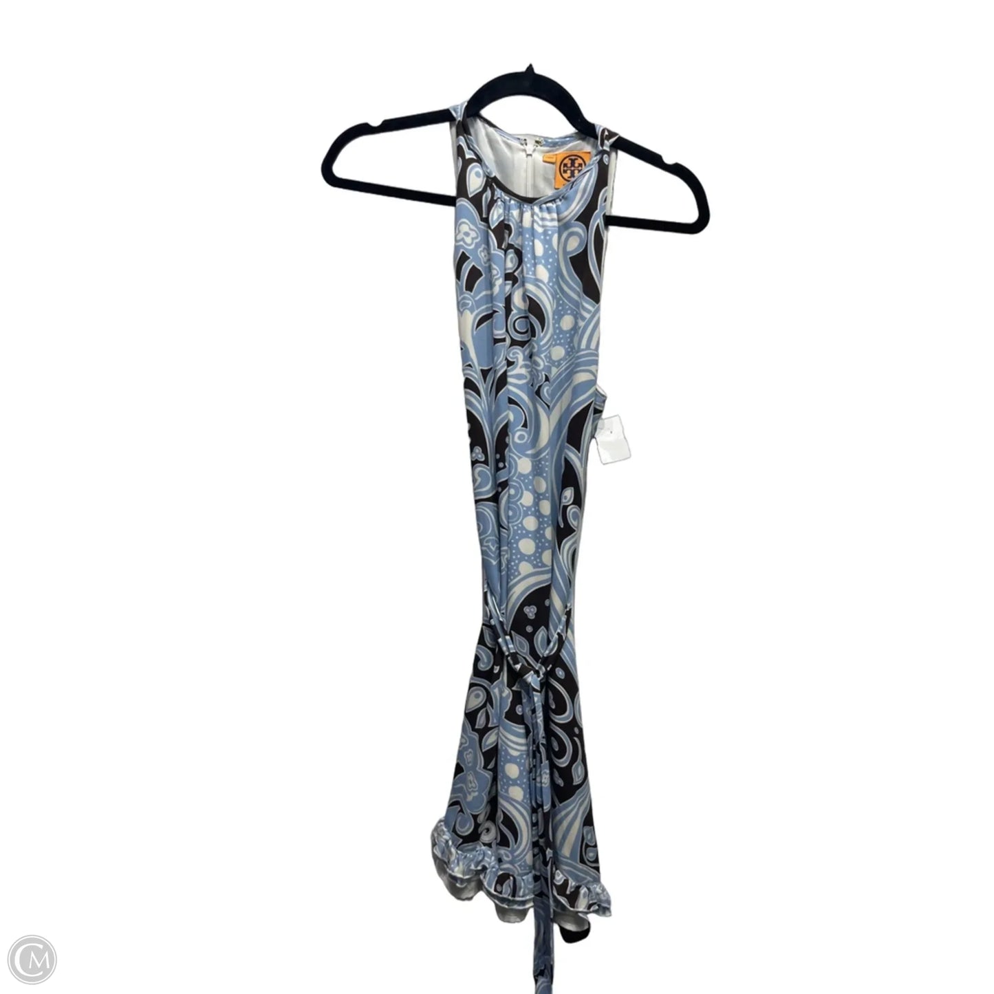 Dress Designer By Tory Burch In Blue & Brown, Size: 6
