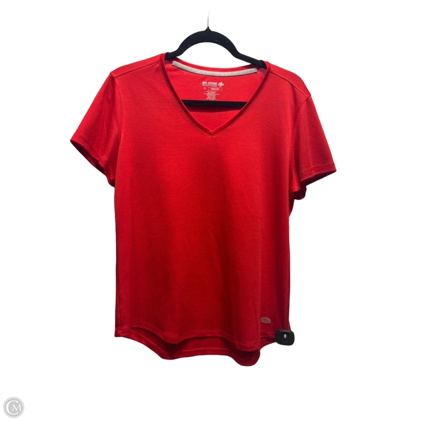 Top Short Sleeve By Reel Legends In Red, Size: Lp