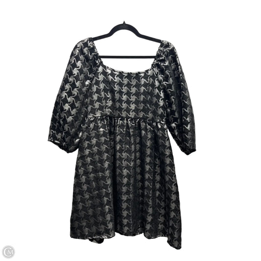 Dress Party Short By Moon River In Black & Silver, Size: S