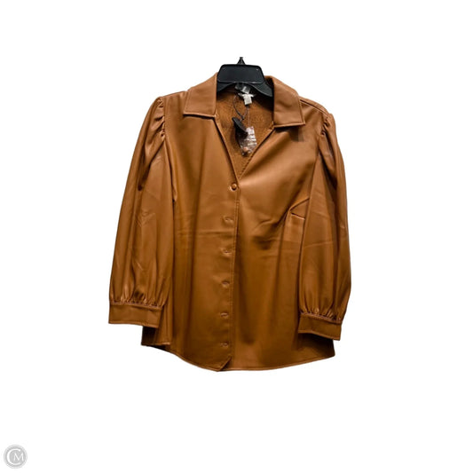 Jacket Other By Cato In Brown, Size: 14