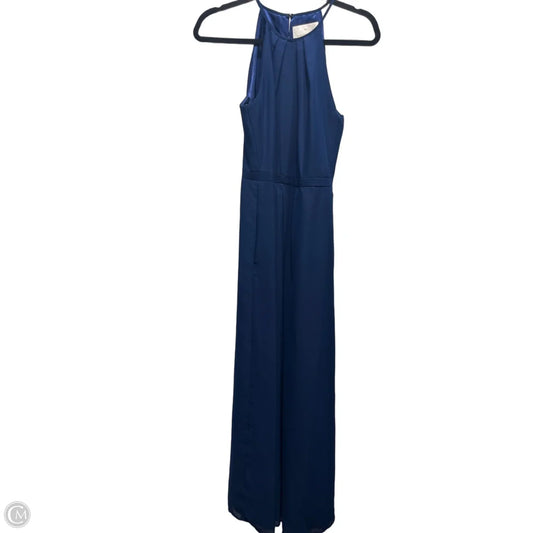 Dress Party Long By Clothes Mentor In Navy, Size: 6