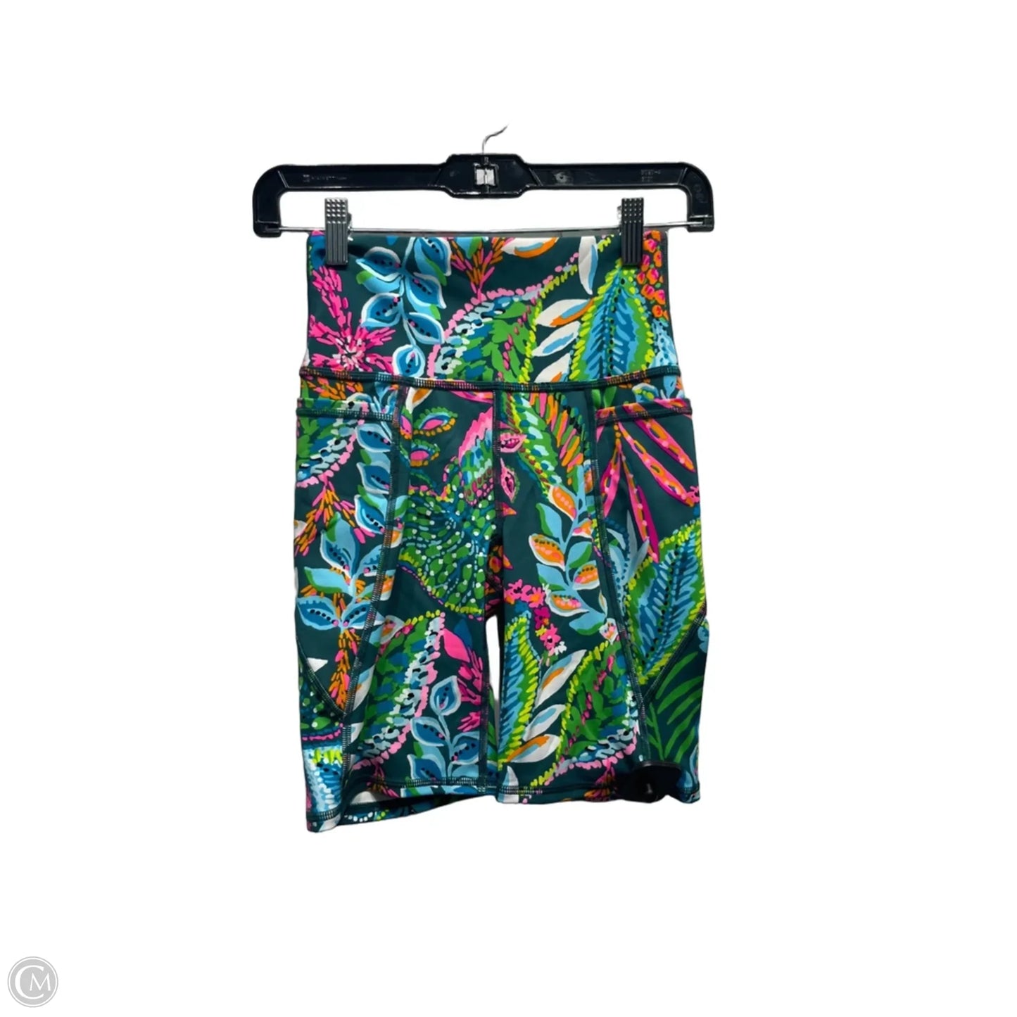 Shorts Designer By Lilly Pulitzer In Green & Pink, Size: Xs