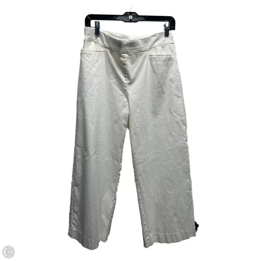 Pants Wide Leg By Chicos In White, Size: 8