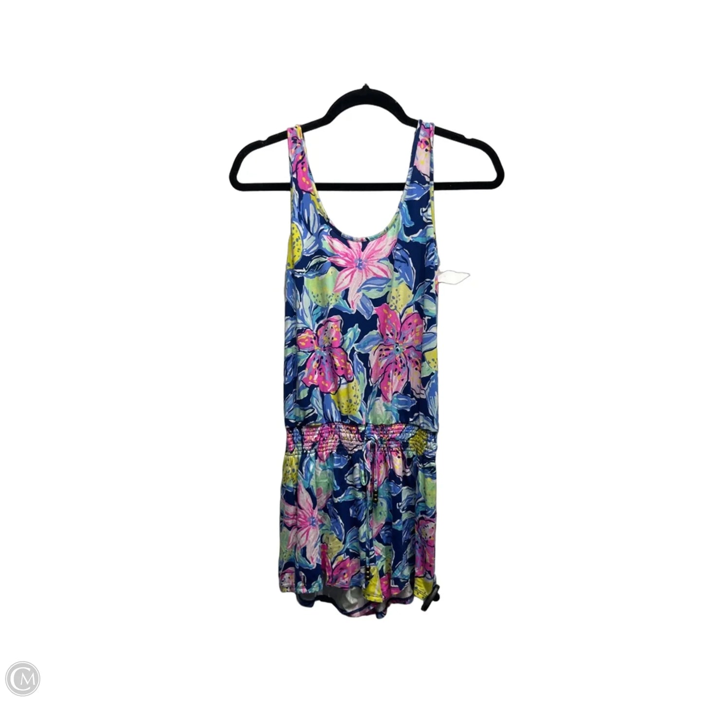 Romper Designer By Lilly Pulitzer In Blue & Pink, Size: Xs