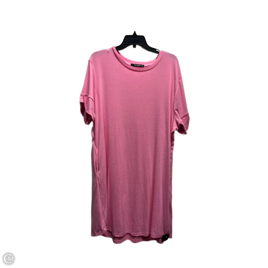Dress Casual Midi By YEXIPO In Pink, Size: 2x