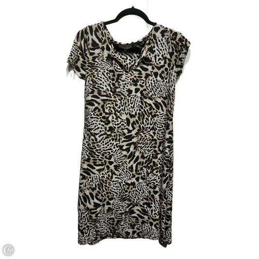Dress Casual Short By Calvin Klein In Animal Print, Size: Xs
