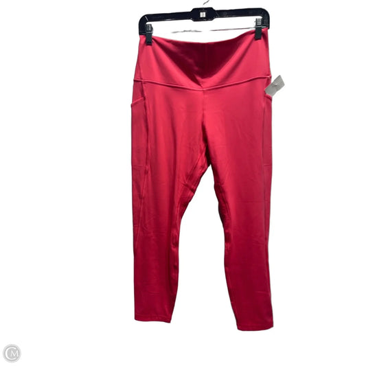 Athletic Leggings By Lululemon In Pink, Size: 12
