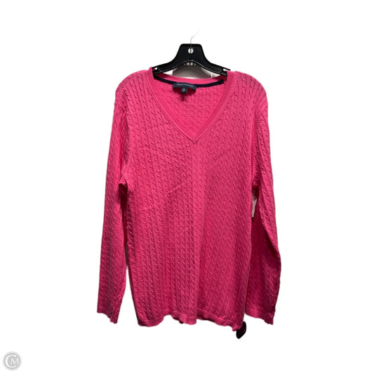 Sweater By Tommy Hilfiger In Pink, Size: Xl