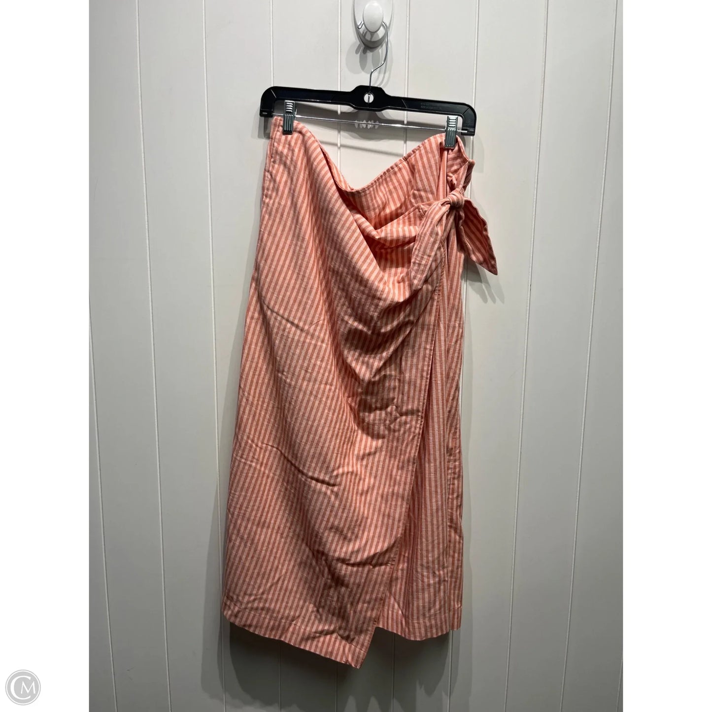 Skirt Midi By Universal Thread In Orange & Pink, Size: Xl