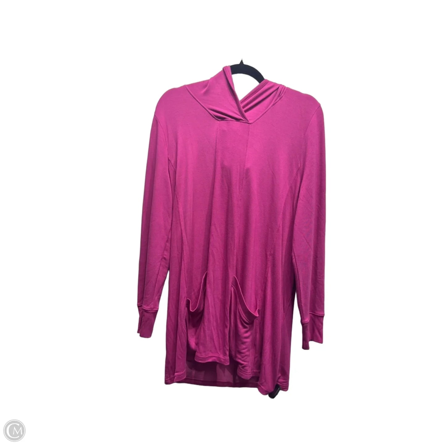 Sweatshirt Hoodie By Soft Surroundings In Pink, Size: L
