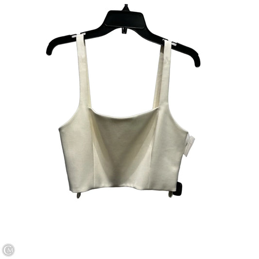 Top Sleeveless Designer By Alice + Olivia In Cream, Size: 14