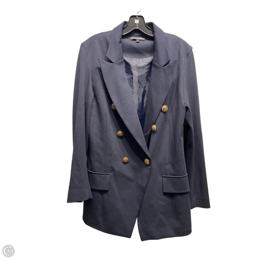 Blazer By Clothes Mentor In Navy, Size: Xl