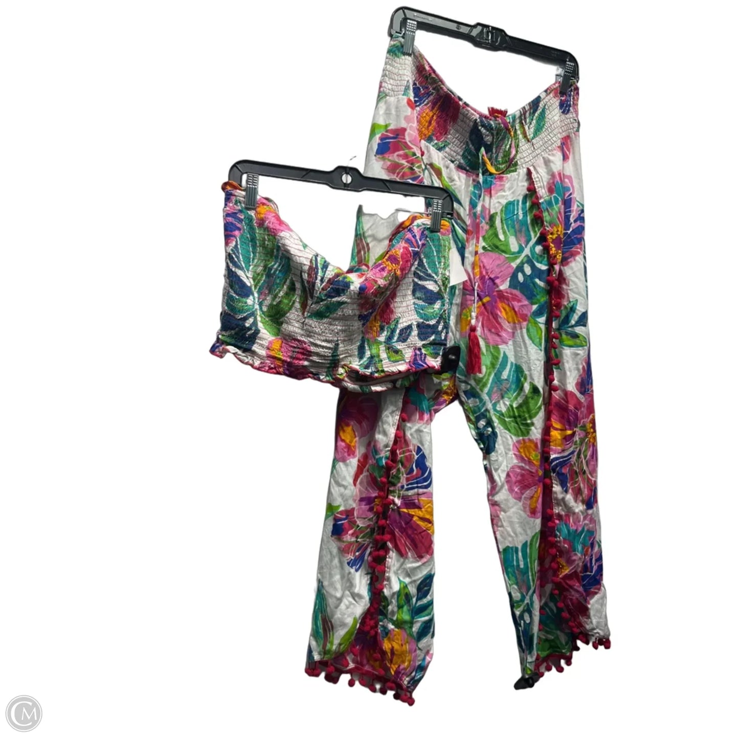 Pants Set 2pc By GIRL SOUL In Green & Pink, Size: Xl