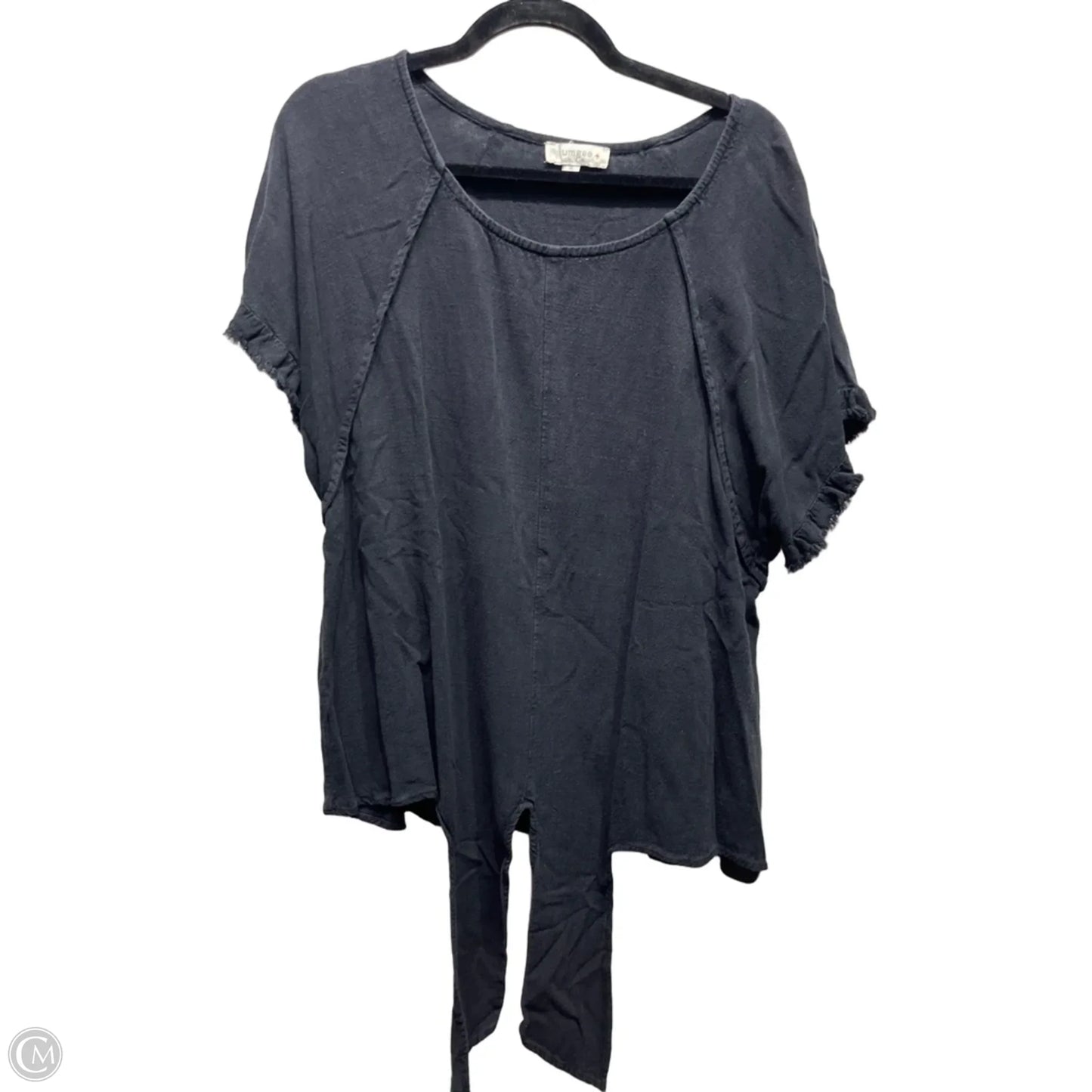 Top Short Sleeve By Umgee In Black, Size: Xl