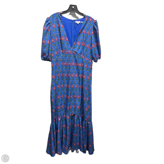 Dress Party Long By Rhode In Blue & Red, Size: 10