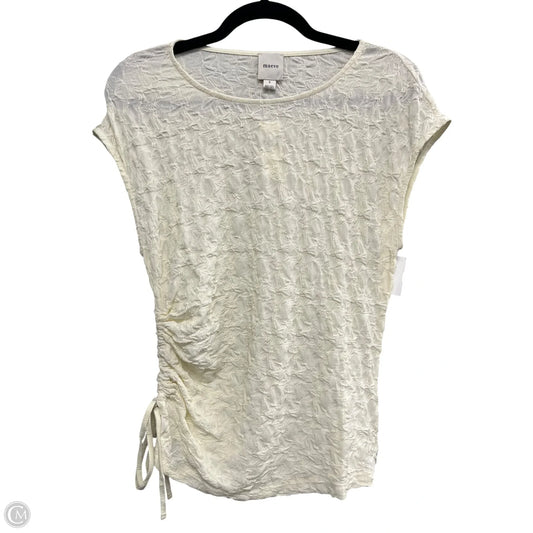 Top Short Sleeve By Maeve In Cream, Size: S