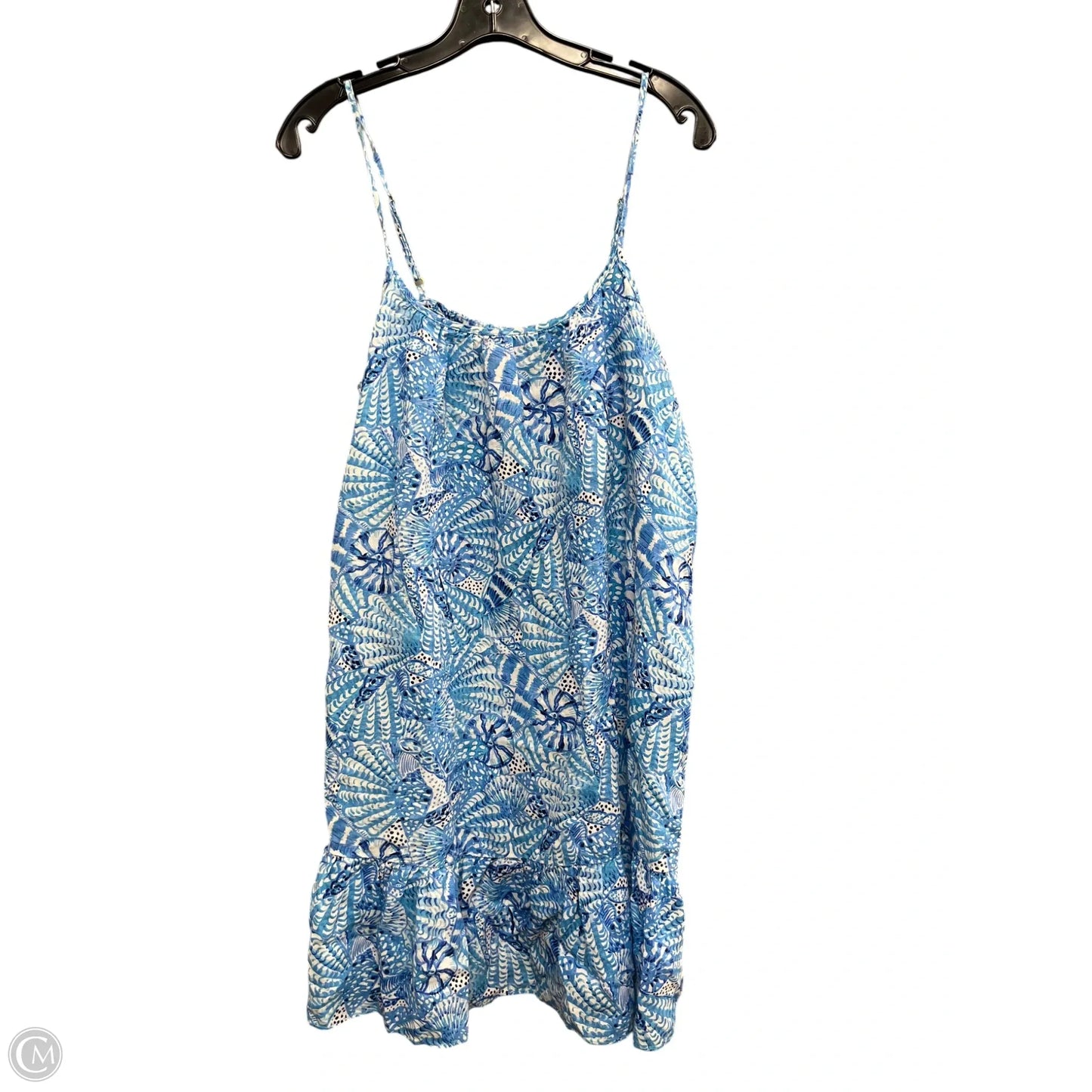 Dress Designer By Lilly Pulitzer In Blue & White, Size: M