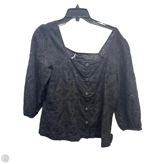 Top Long Sleeve By Sanctuary In Black, Size: M