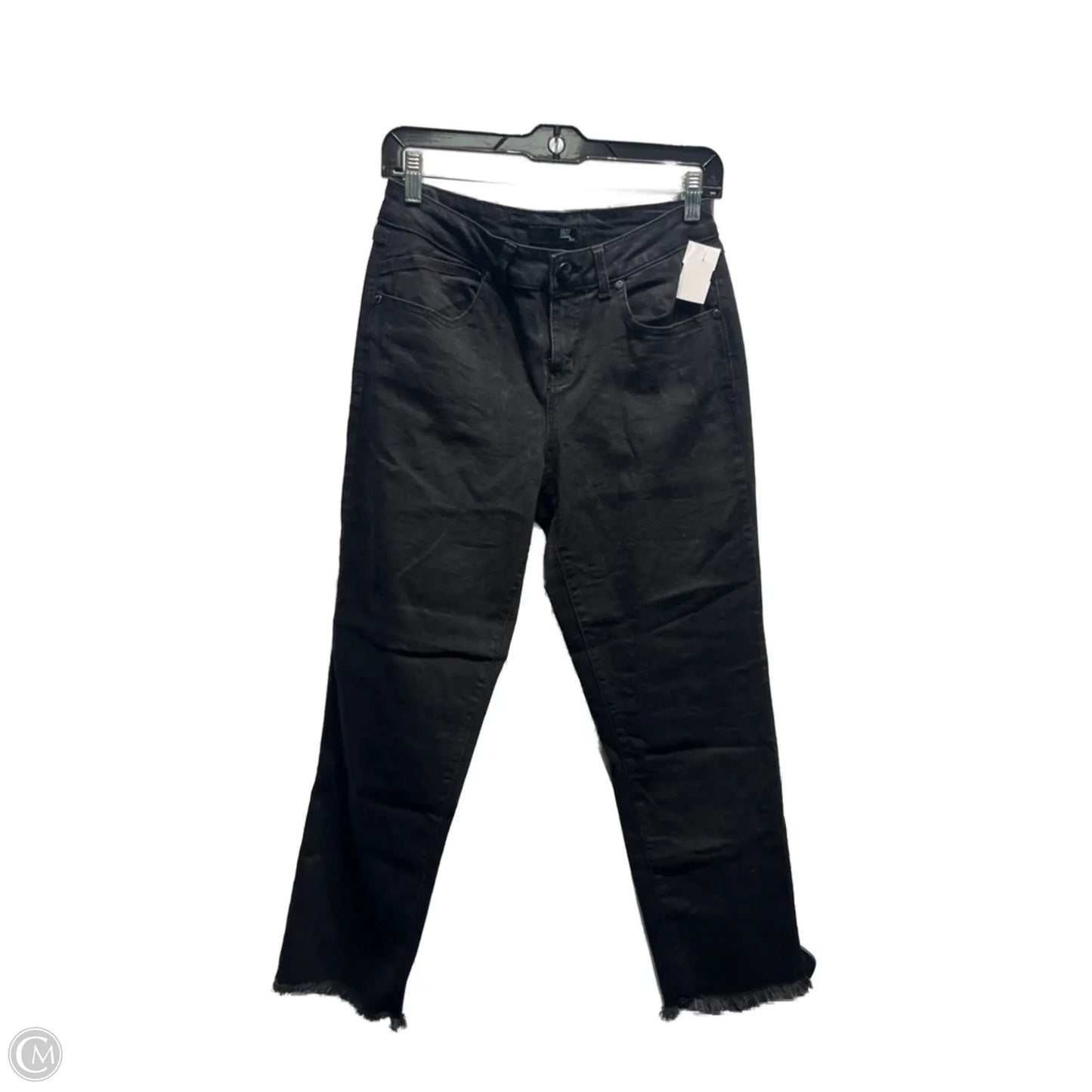 Jeans Straight By 1822 Denim In Black Denim, Size: 6