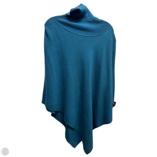 Poncho By Chicos In Teal, Size: S