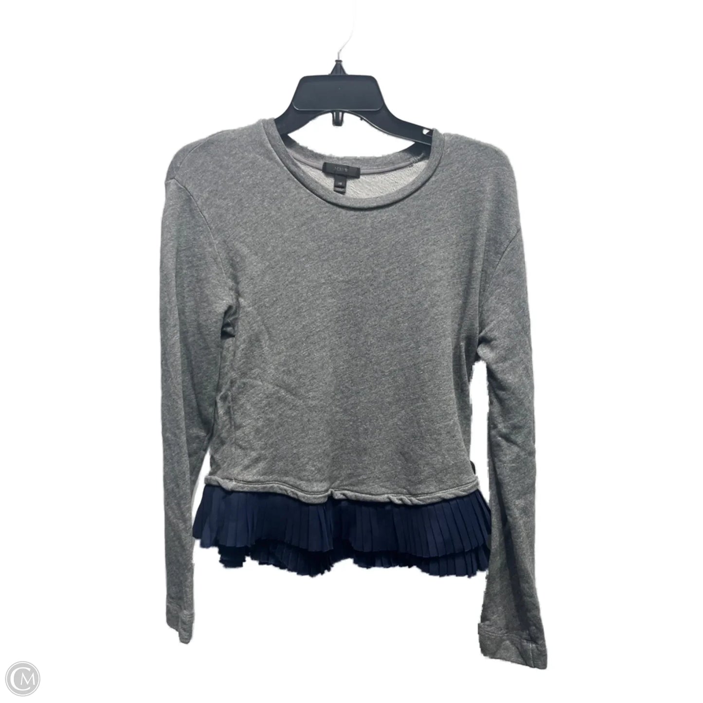 Top Long Sleeve By J. Crew In Grey, Size: Xs