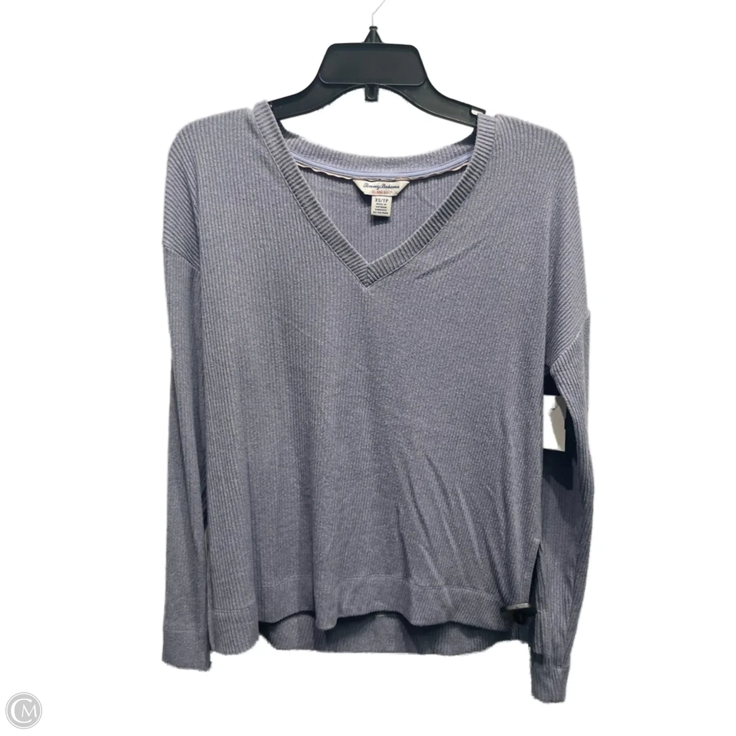 Top Long Sleeve By Tommy Bahama In Blue, Size: Xs