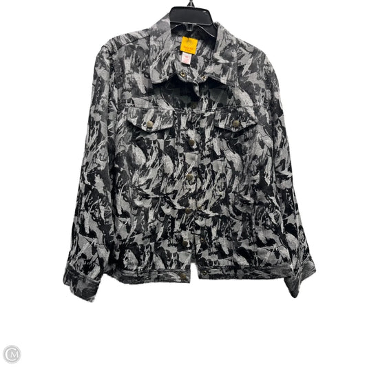 Jacket Other By Ruby Rd In Black & Grey, Size: 18