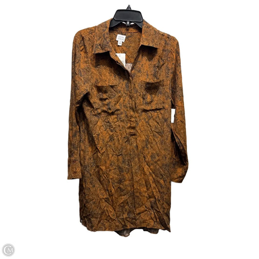 Dress Casual Short By Peyton Jensen In Brown, Size: S