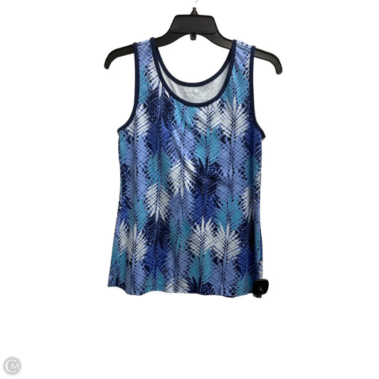 Top Sleeveless By Lands End In Blue, Size: S