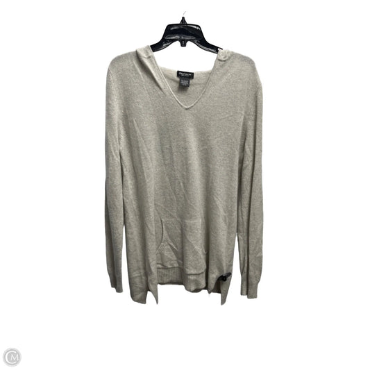 Sweater Cashmere By Lord And Taylor In Grey, Size: Xl