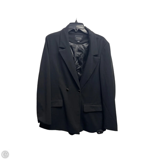 Blazer By Clothes Mentor In Black, Size: M