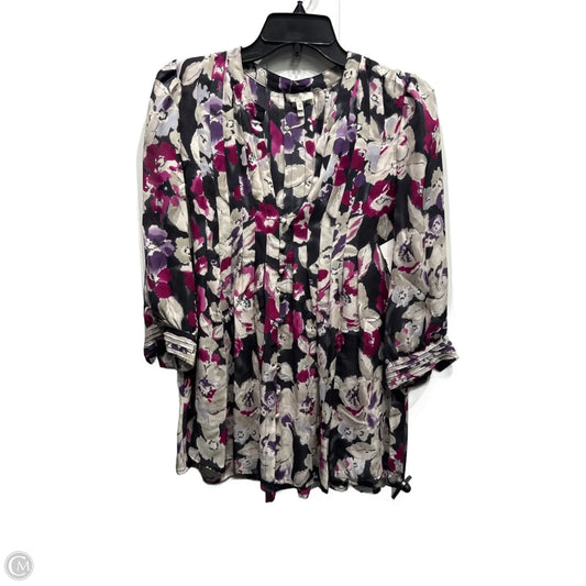 Top Long Sleeve By Joie In Purple, Size: M