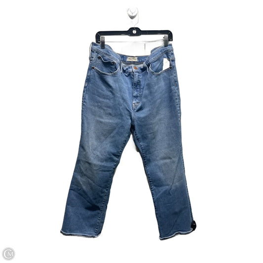 Jeans Wide Leg By Madewell In Blue Denim, Size: 12