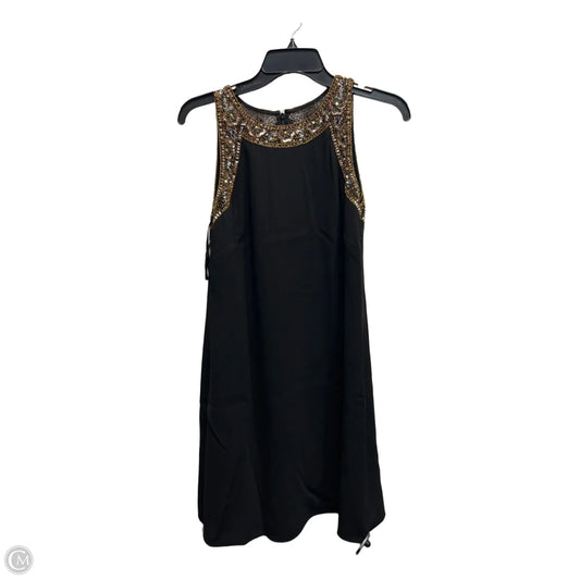 Dress Party Short By Adrianna Papell In Black & Gold, Size: S