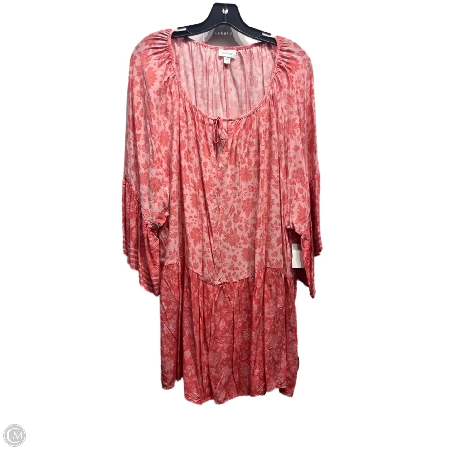 Top Long Sleeve By Avenue In Pink, Size: 4x