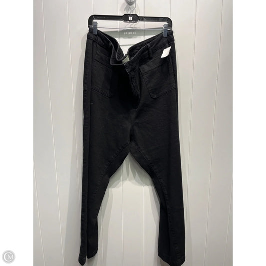 Jeans Straight By Eloquii In Black Denim, Size: 22